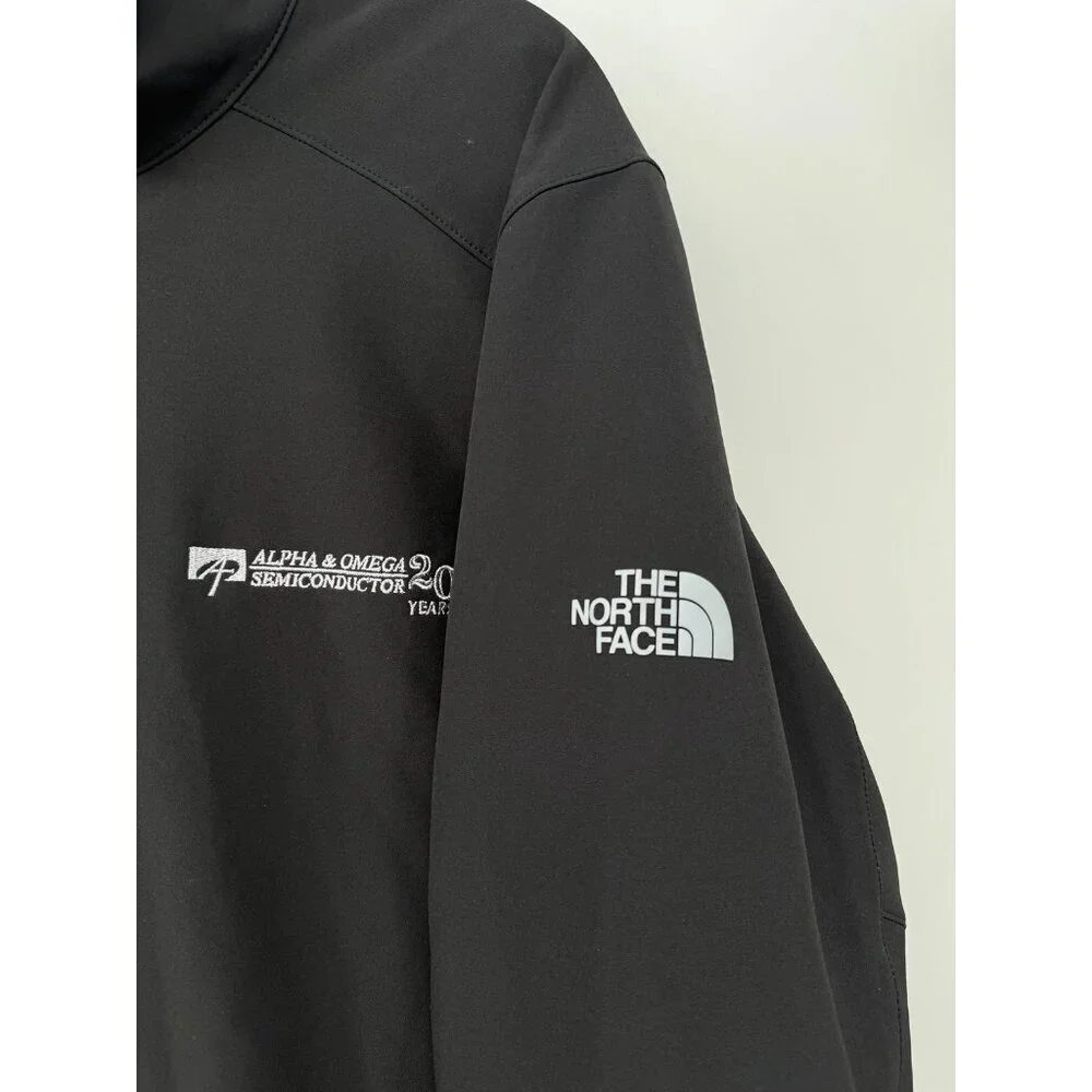 The North Face Windwall Softshell Black Full Zip Jacket Men’s Sz L